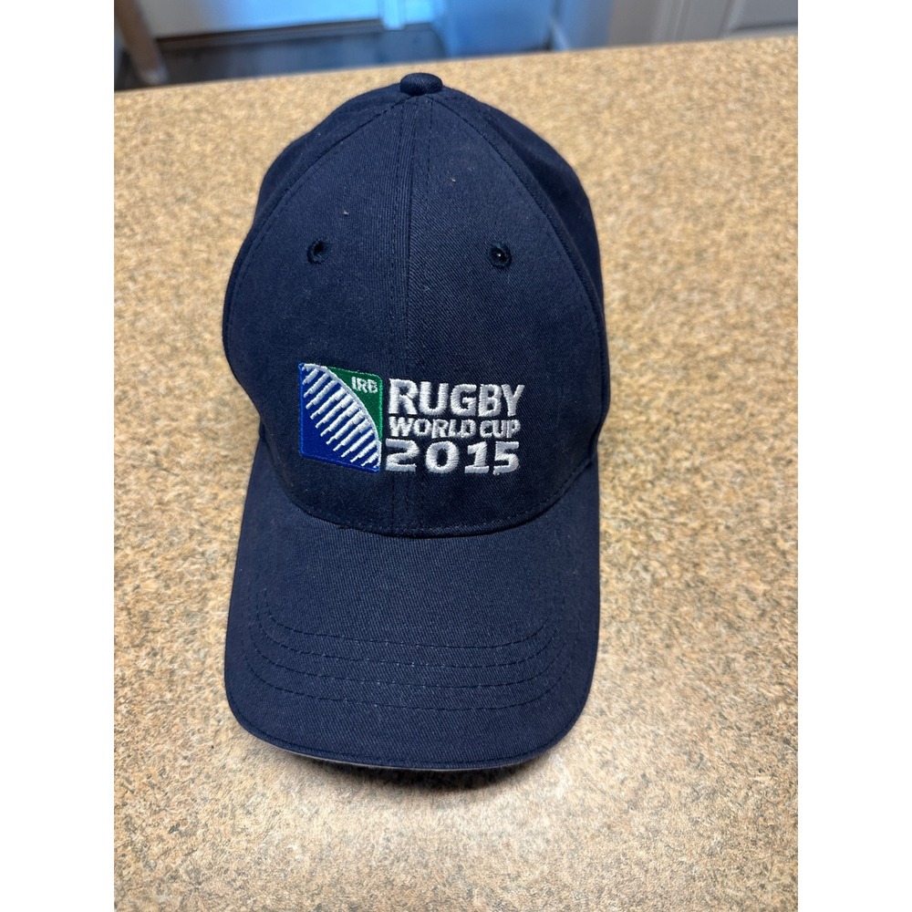 Canterbury IRB 2015 Rugby World Cup Hat Ball Cap Dark Blue Embroidered Cotton